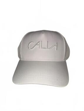 CALLA White Mesh Back Baseball Cap